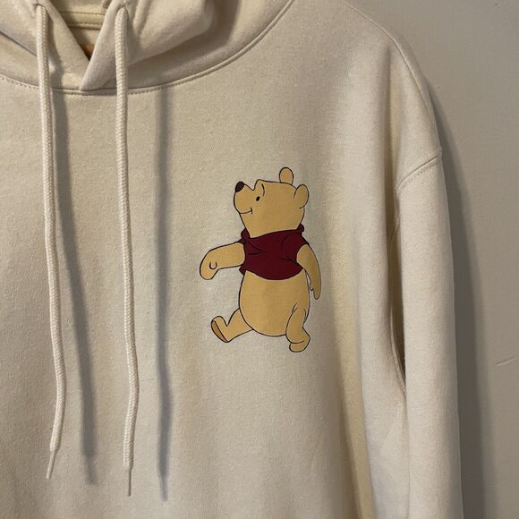 Disney Winnie The Pooh Patch Authentic Hoodie Almond Color Sz XL Viral - Picture 4 of 6